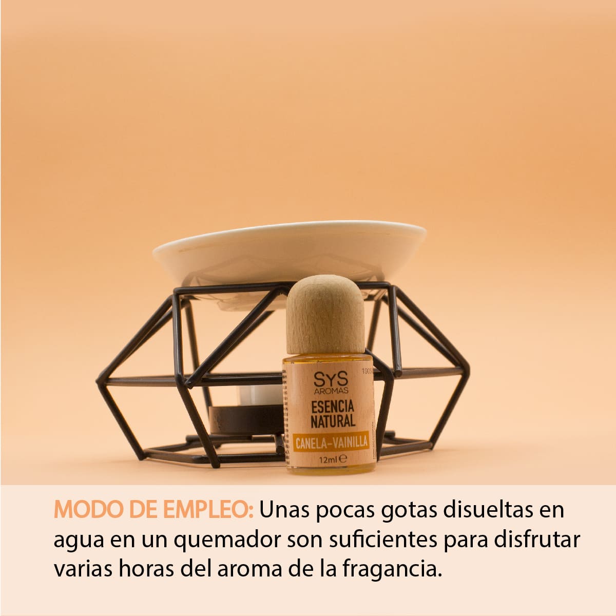 Esencia Natural Canela-Vainilla SYS Aromas 12 ml | Aroma Dulce y Cálido | Para Quemadores y Humidificadores_1