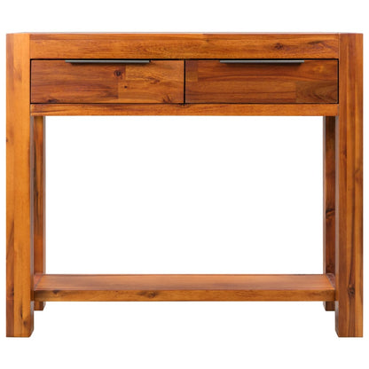 Mesa Consola De Madera Maciza De Acacia 86x30x75 Cm_0
