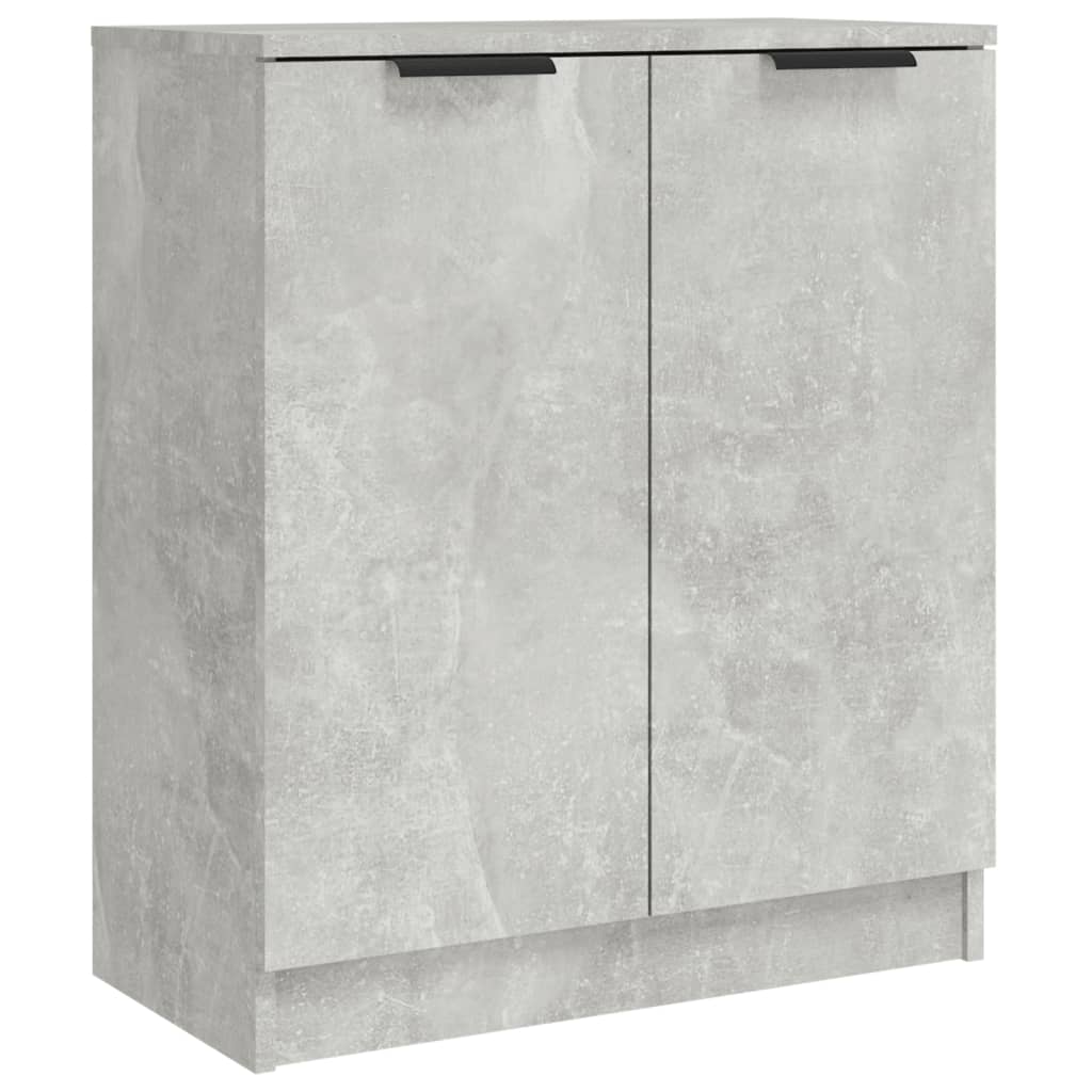 Aparador De 3 Piezas Madera Contrachapada Gris Hormigón_3