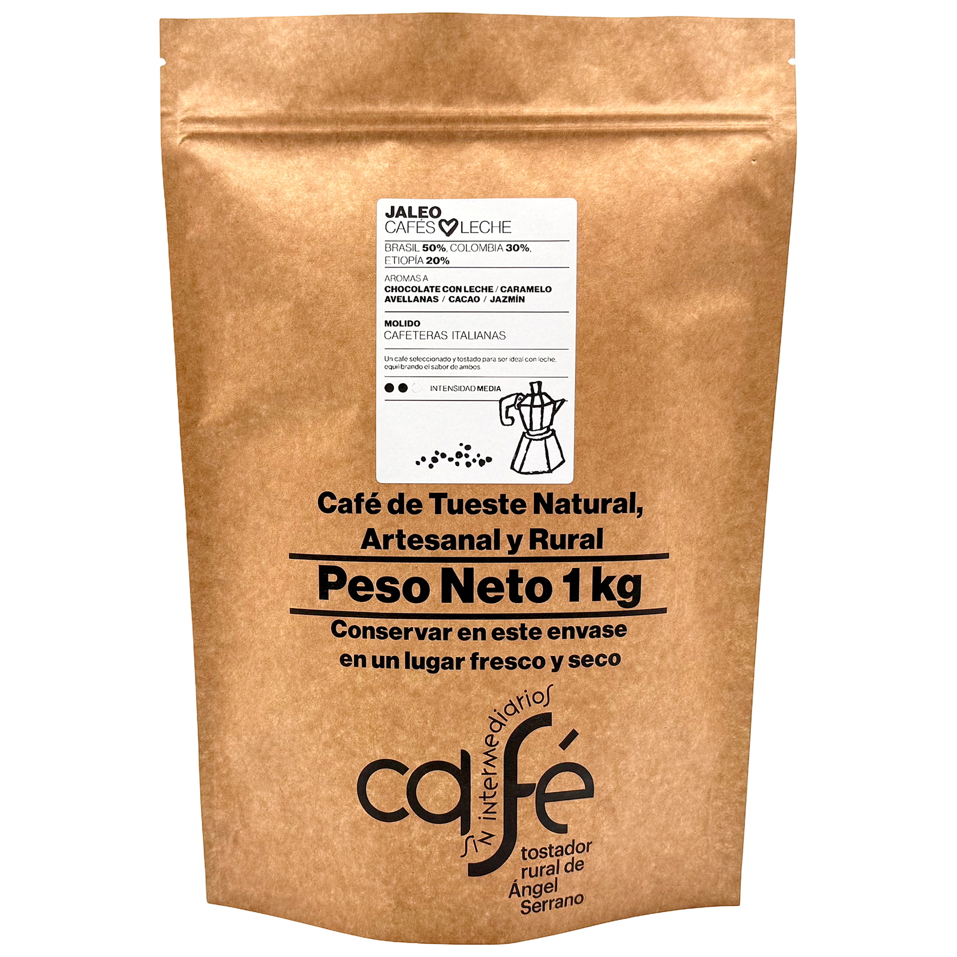 Cafe Sin Intermediarios Café Colombia Jaleo Molido Italiana (moka) 1 Kg_0