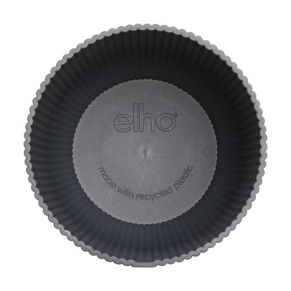 Maceta Antracita Vibes Fold Round Elho 16cm 100% reciclado