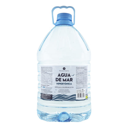 Agua de Mar Hipertónica Garrafa Planeta Huerto 5 L