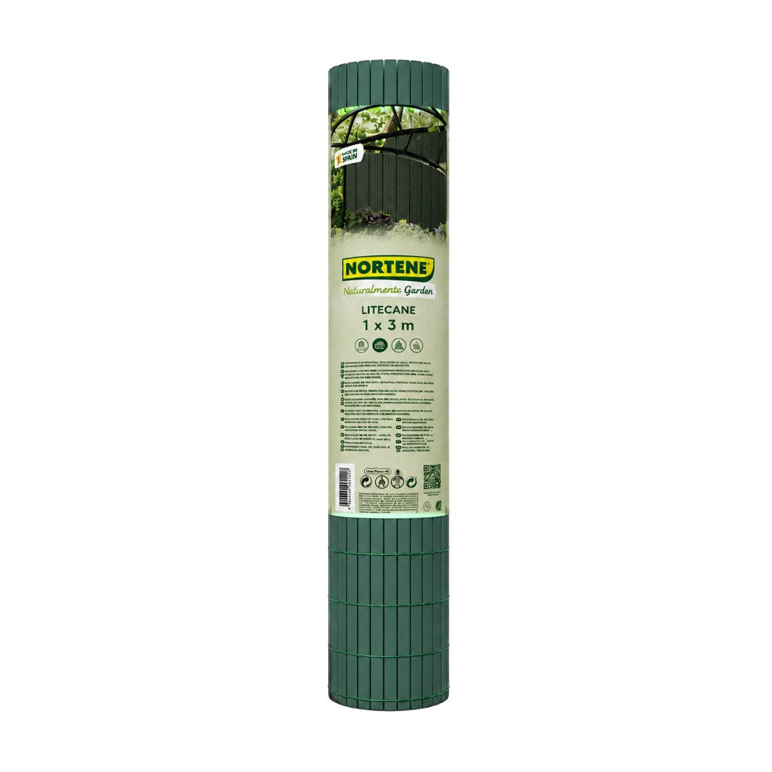 Cañizo Pvc Lite D/c 16mm Verde - Perfecto Para Tus Espacios Exteriores - 1,5x3 M_0