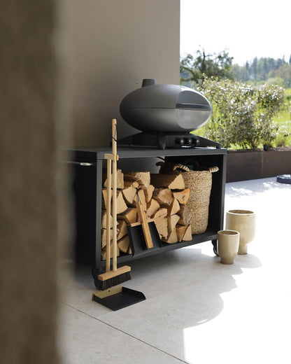 Set De Escoba Y Cepillo - Premium, Negro, 99 X 24 X 5,5 Cm