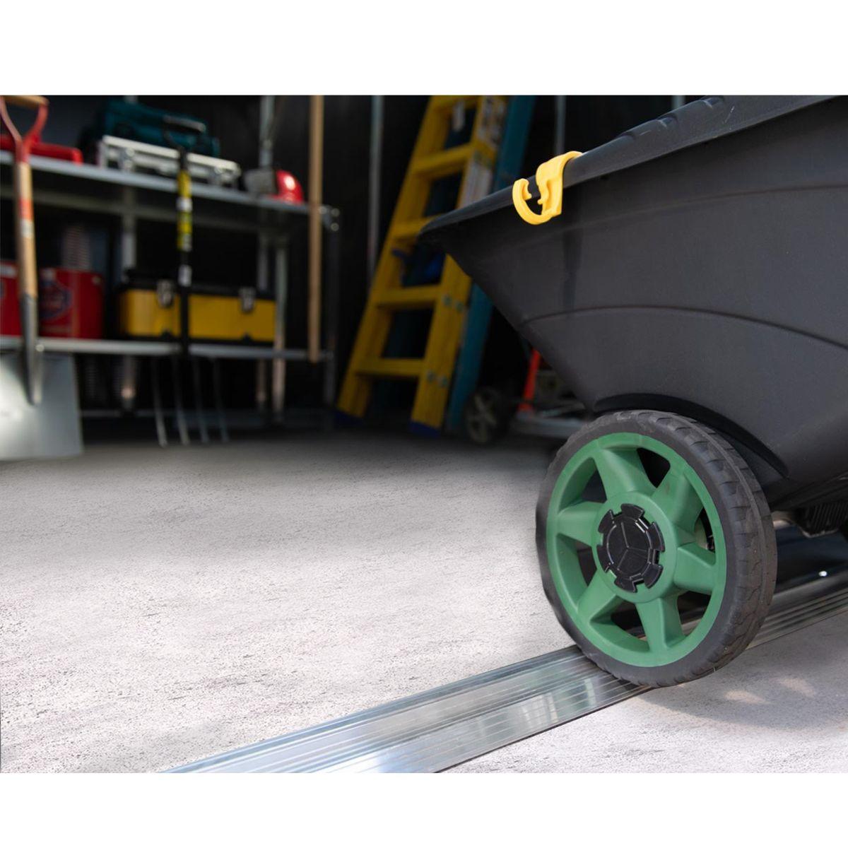 Caseta de jardín Yukon 643x332x252 cm con suelo