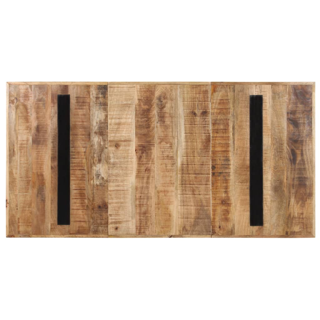 Mesa De Comedor Madera De Mango Rugosa 180x90x76 Cm_2