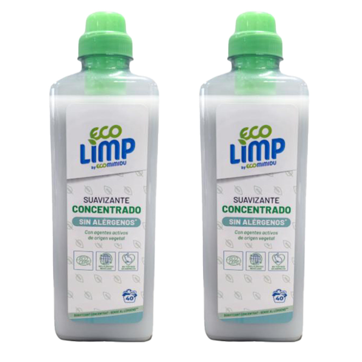 Pack 2x Suavizante Concentrado Mimidu ECO 40 dosis