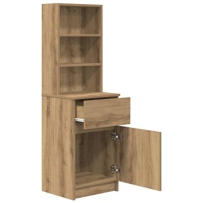 Mesilla De Noche Artisan Oak 39x35x125 Cm Madera De Ingeniería_3
