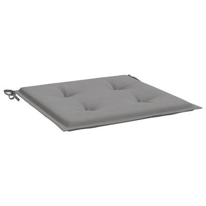 Vidaxl Cojines De Silla De Jardín 2 Uds Tela Oxford Gris 40x40x4 Cm_3