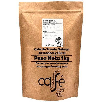 Cafe Sin Intermediarios Café Etiopía Adey Molido Italiana (moka) 1 Kg_0