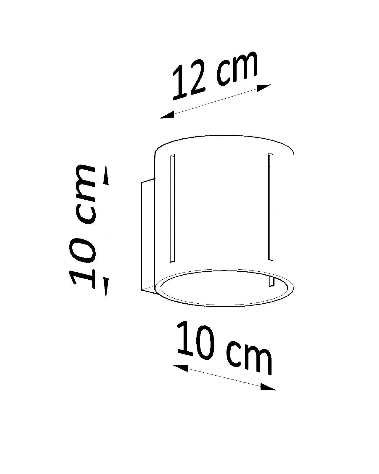 Aplique De Pared Inez Gris, G9_5