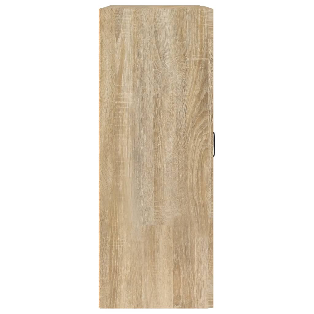 Armario Colgante De Pared Roble Sonoma 69,5x32,5x90 Cm / Vetonek_4