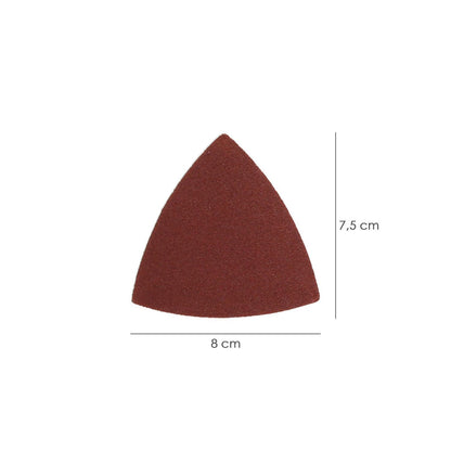 Lija Triangular Para Herramienta Multifuncion. Pack 20 Lijas_1
