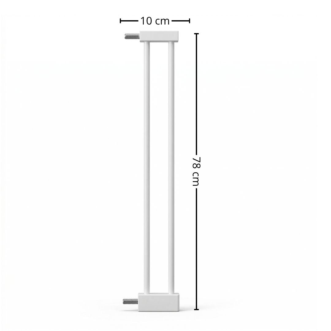 Bathby | Extensión De 10 Cm Para Valla De Seguridad Infantil Y Para Mascotas, Color Blanco_5
