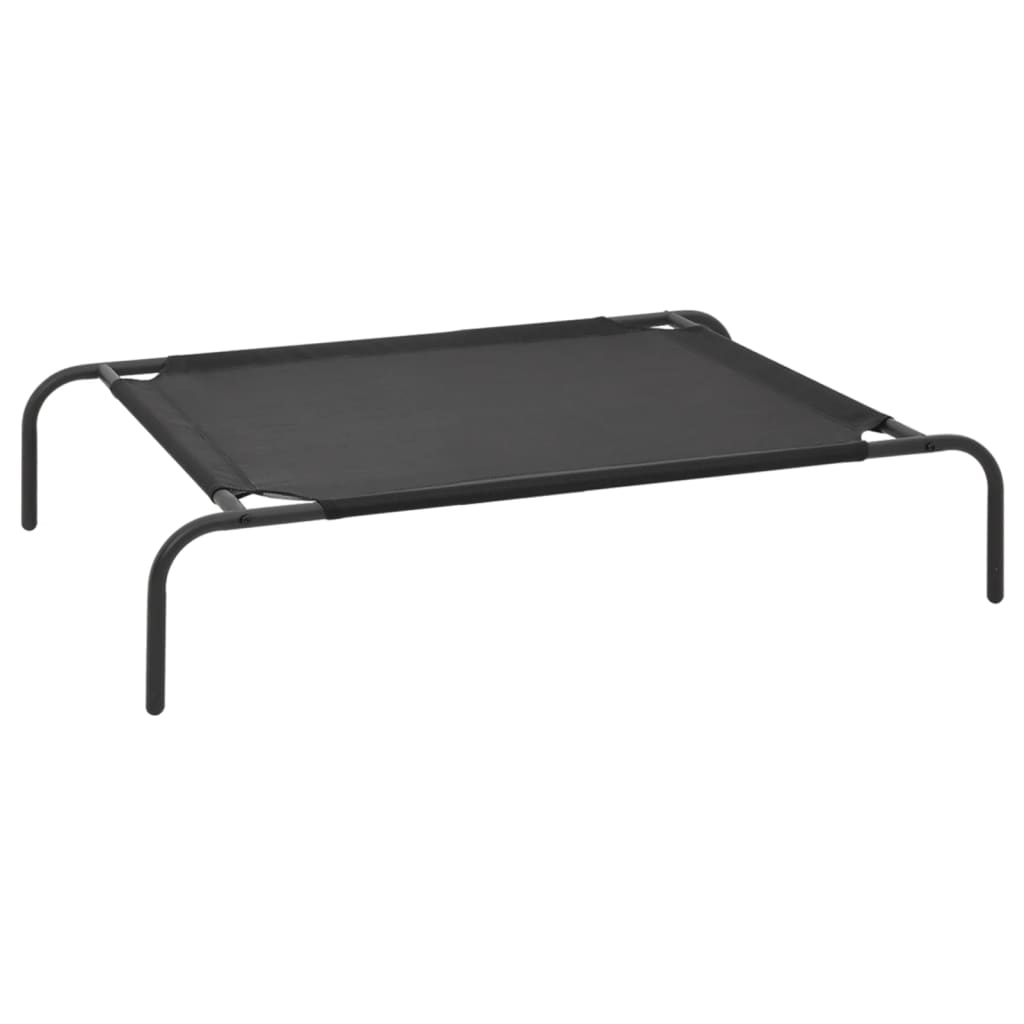 Cama De Perro Elevada Negra Textilene S / Vetonek_0