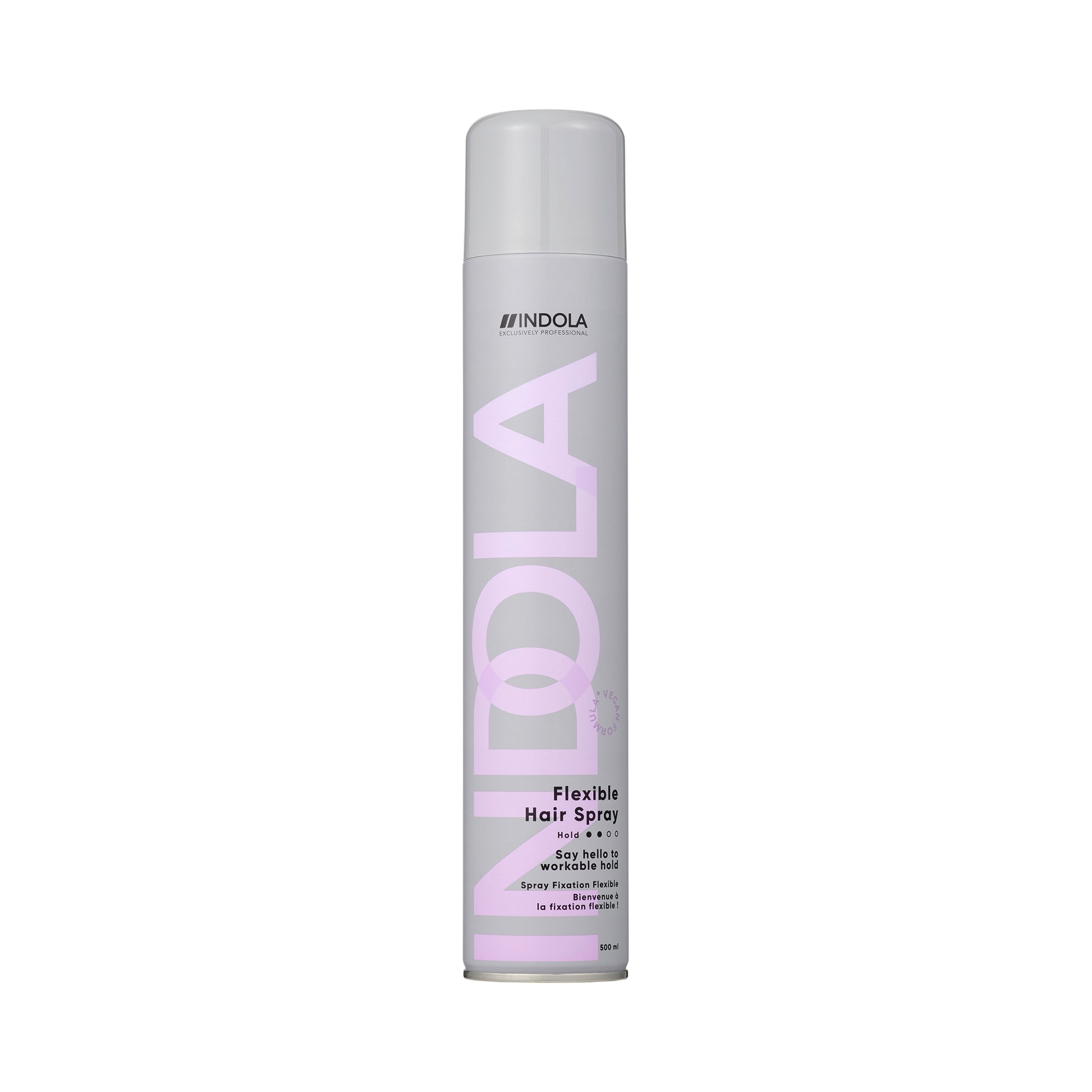 Indola Laca Profesional De Fijación Flexible Sin Residuos 500ml_0