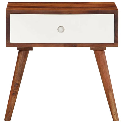 Mesa Auxiliar Madera Maciza Acacia 45x30x45 Cm_1