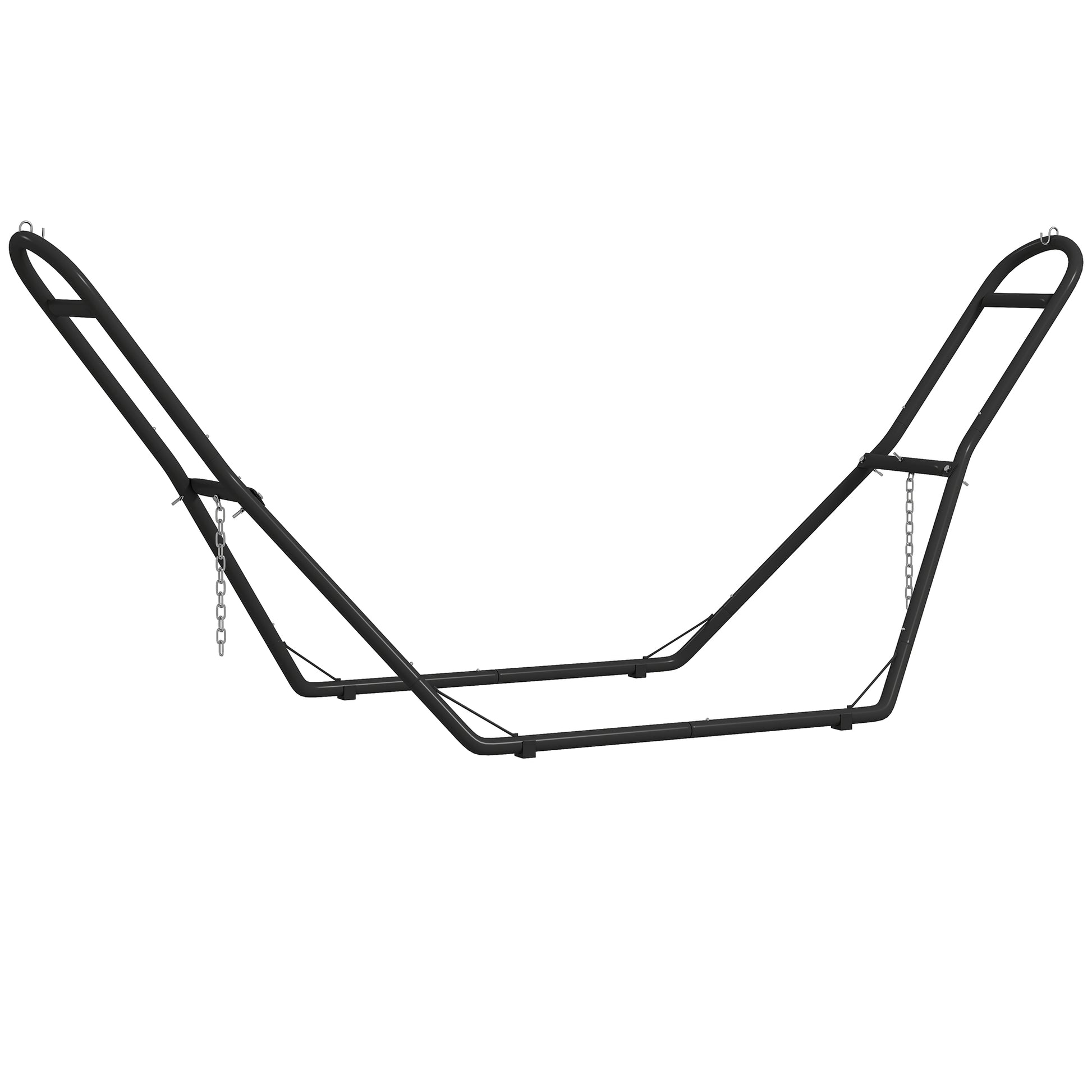 Outsunny Soporte Para Hamaca Para 2-3 Personas Cadena Ajustable Largo 278 Cm_0