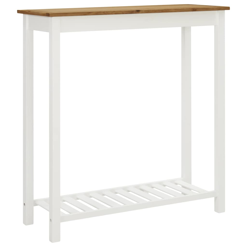 Mesa Alta De Bar De Madera Maciza De Roble 100x40x110 Cm_3