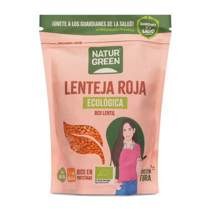 Lentejas rojas Naturgreen, 500 g