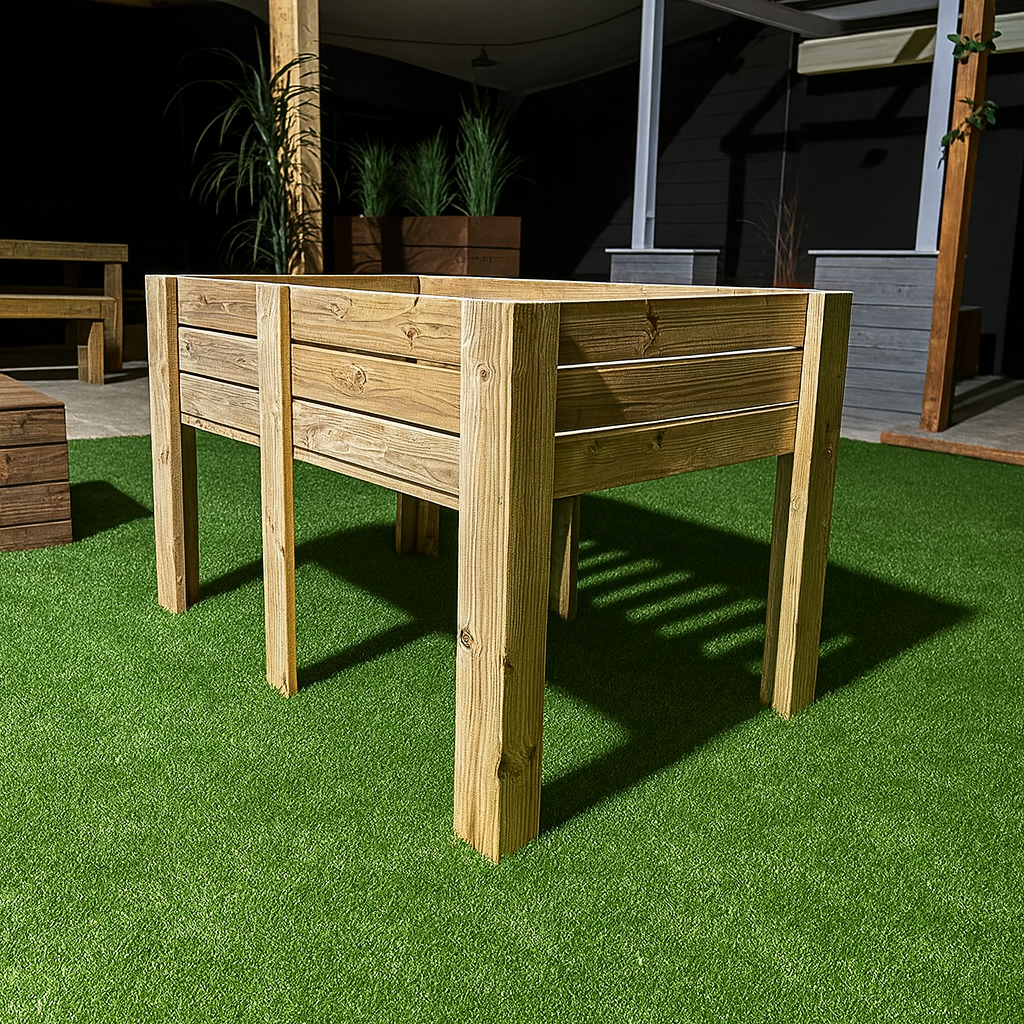 Mesa De Cultivo Bora Profunda 30cm Vidahuerto 200x80x80 Cm._1