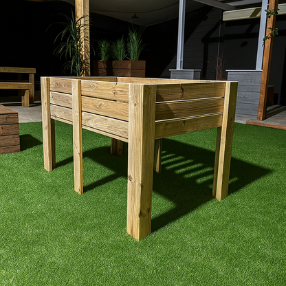 Mesa De Cultivo Bora Profunda 30cm Vidahuerto 200x80x80 Cm._1