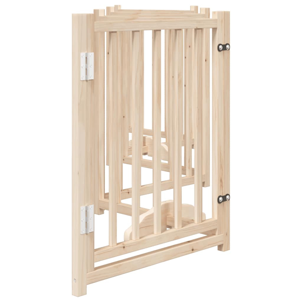 Vidaxl Puerta Para Perros Plegable 6 Paneles Madera De Álamo 300 Cm_4