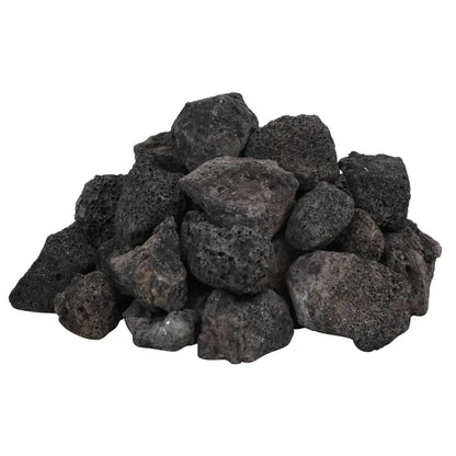 Vidaxl Rocas Volcánicas Negras 25 Kg 3-5 Cm_0