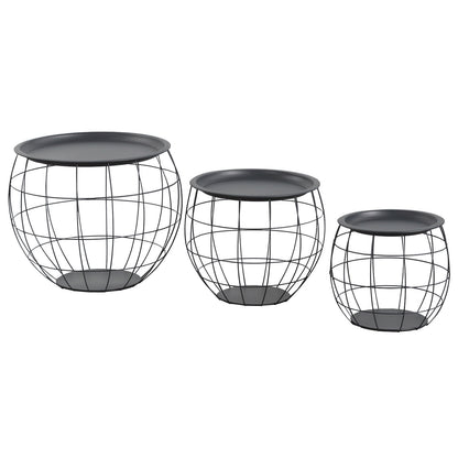 Kit 3 Mesitas De Centro Redondas Baloon Thinia Home_0