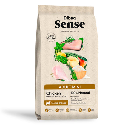 Dibaq Sense Low Grain Pollo Adulto Mini 2 Kg_0