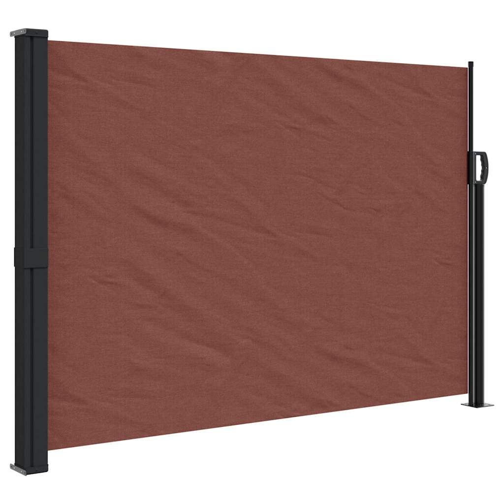 Vidaxl Toldo Lateral Retráctil Marrón 140x600 Cm_0