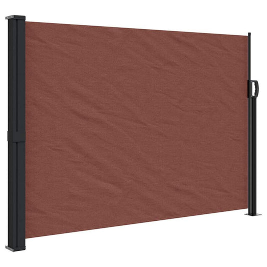 Vidaxl Toldo Lateral Retráctil Marrón 140x600 Cm_0