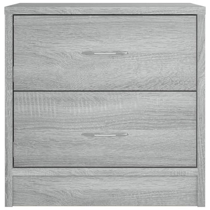 Mesitas De Noche 2 Uds Madera Ingeniería Gris Sonoma 40x30x40cm_2