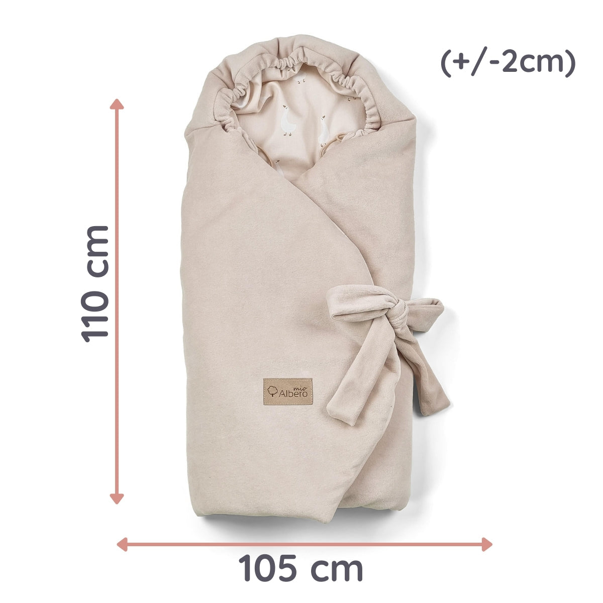 Cotton Color Saco Portabebé Invierno Algodón-velour Unviersal Albero Mio_3
