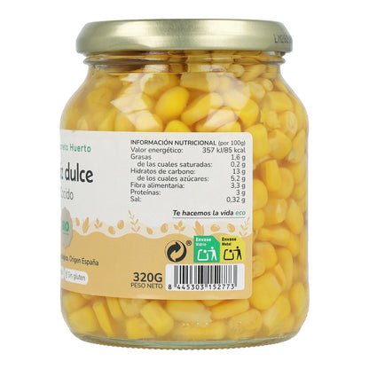 Maíz dulce ECO Planeta Huerto 340 g