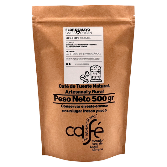 Cafe Sin Intermediarios Café Colombia Flor De Mayo En Grano Para Superautomática 500 G_0