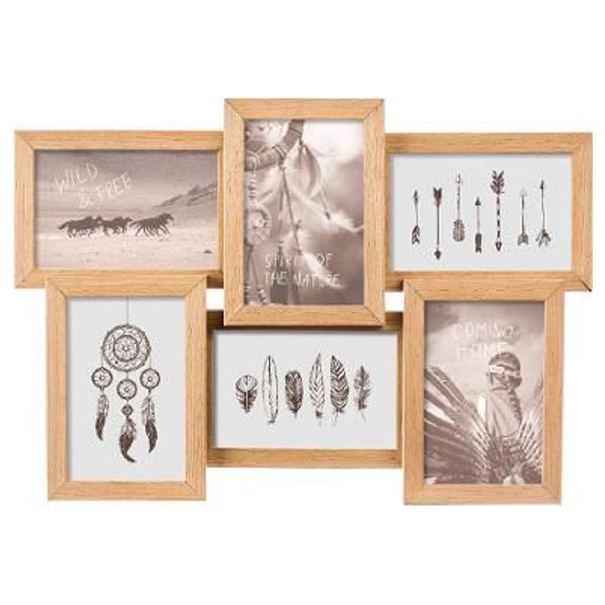 Well Home Conjunto De 6 Marcos Decorativos Nature 41x3,2x31cm_0