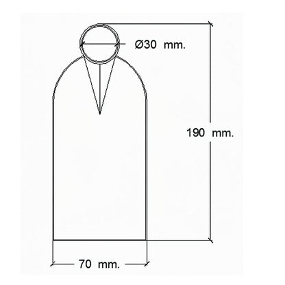 Azada Forjada Sin Mango 210/  350 Gramos_1