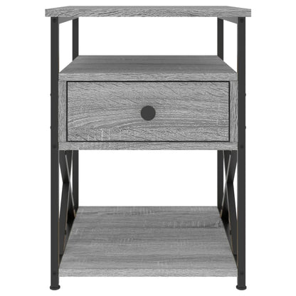 Mesitas Noche 2 Uds Madera Ingeniería Gris Sonoma 40x42x55 Cm_4