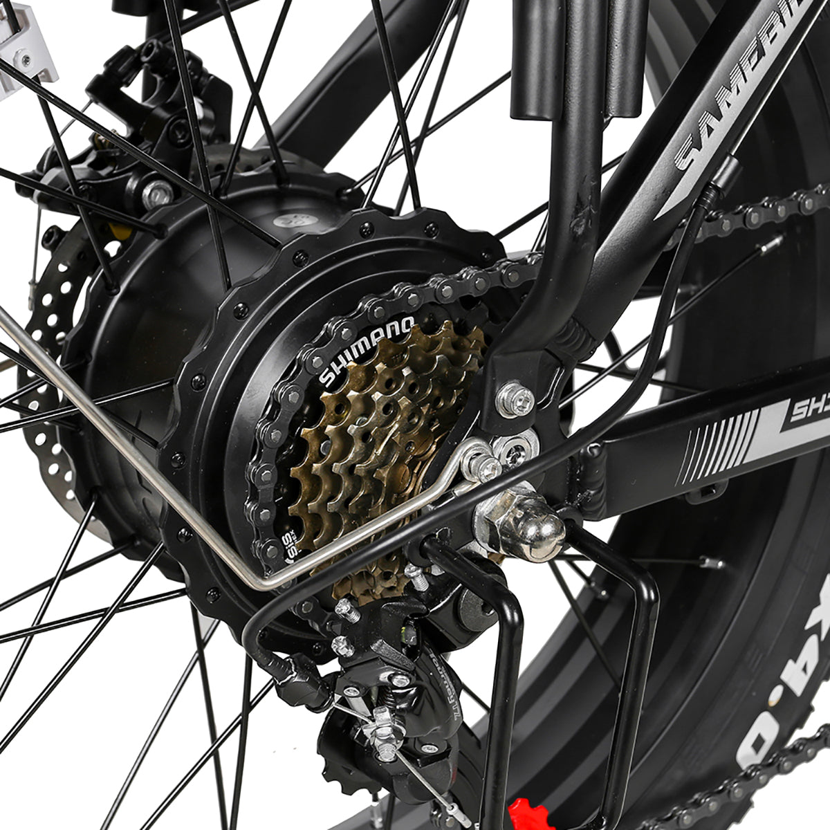 Fat Bike Electrica Samebike Xwc05 750w-48v-13ah (624wh) - Rueda 20x4.0 Color Negro_4