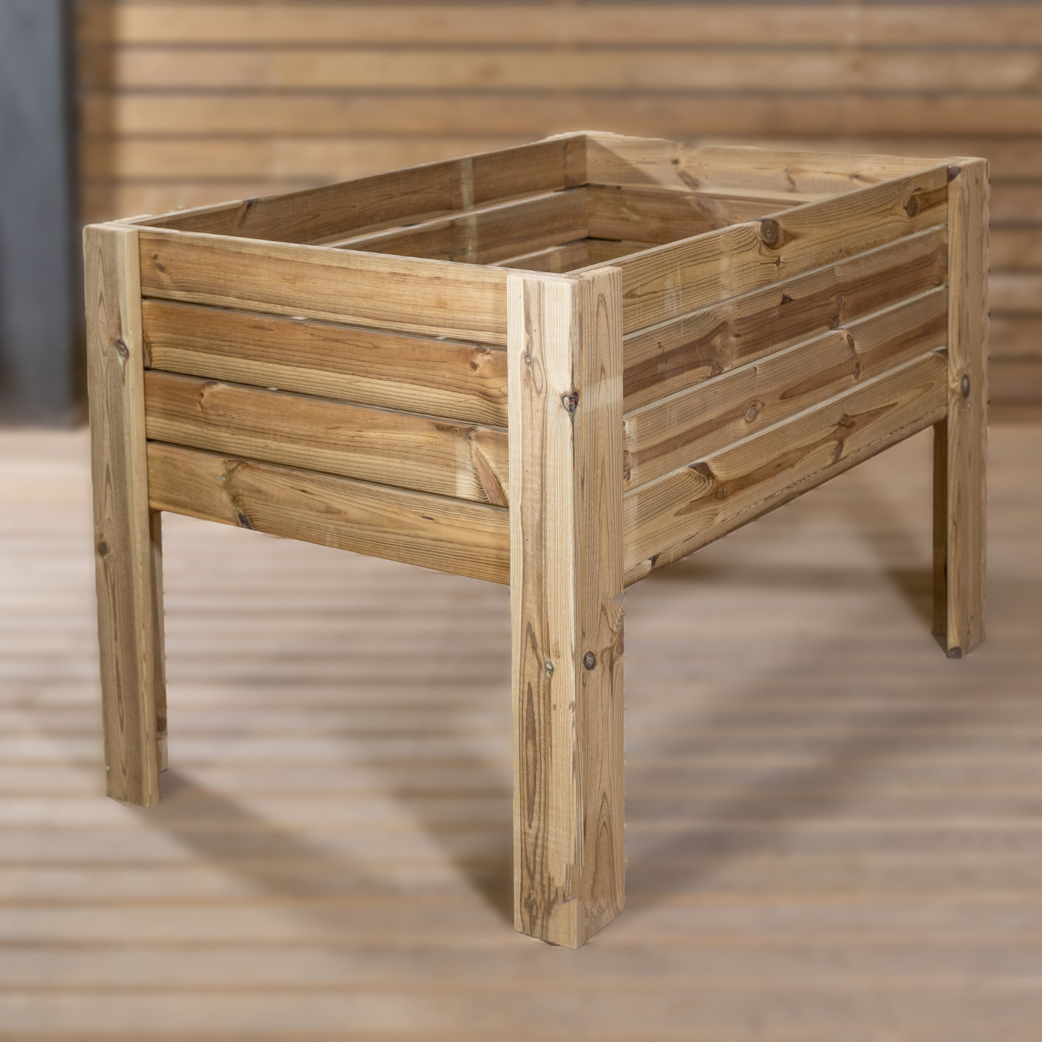 Mesa De Cultivo Mura Profunda 40cm Vidahuerto 120x80x80 Cm.