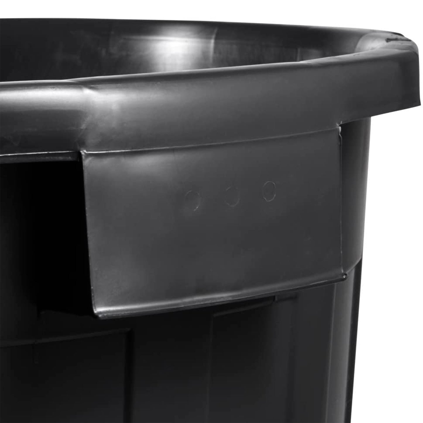 Cubo De Basura / Papelera Polivalente Con Tapa Cerrable, Muy Grande, Plástico Resistente (pp), 50 L, Mats, Grafito_3