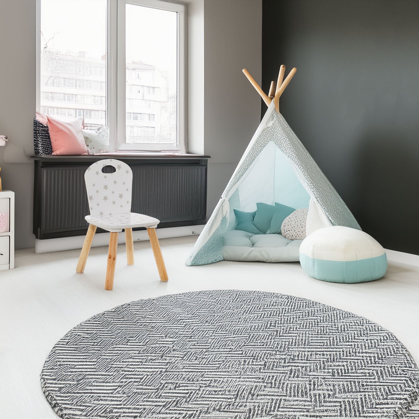 Well Home - Silla Infantil  dulzura Con Estampados 32x31,5x50cm