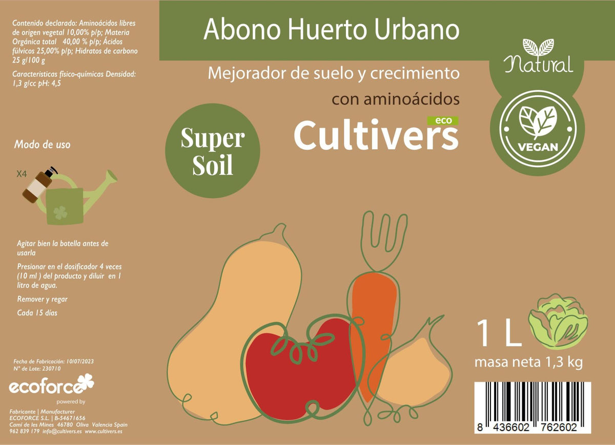 Abono Huerto Urbano - 500 Ml_1
