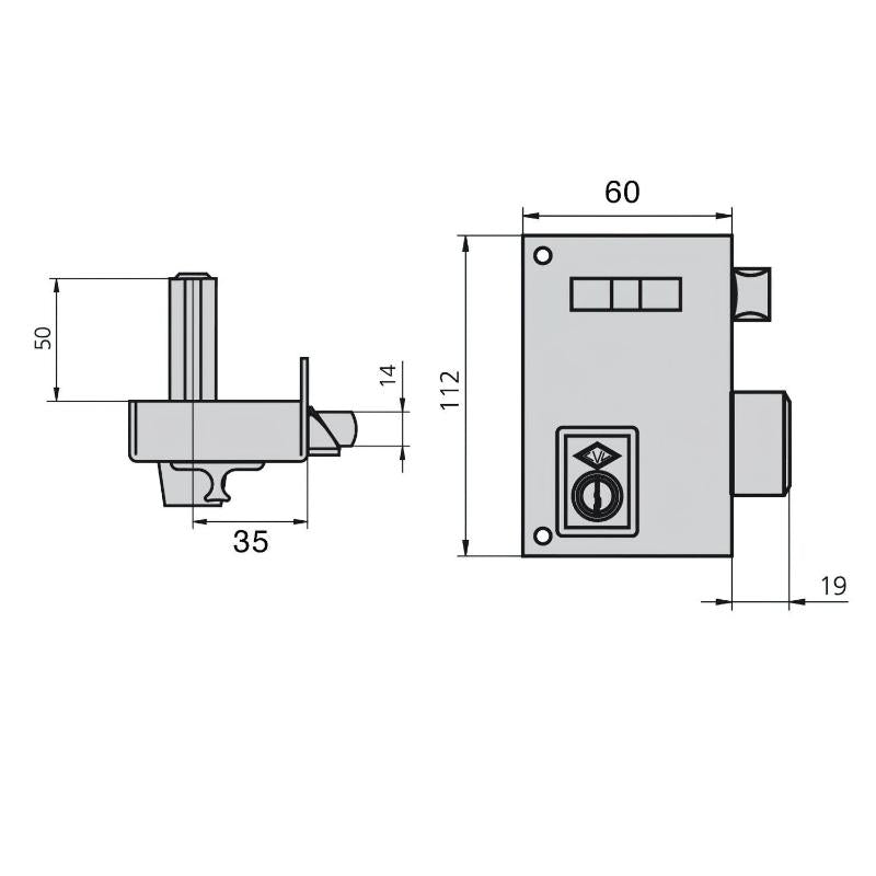 Cerradura Cvl   56a/60/he Izquierda_1