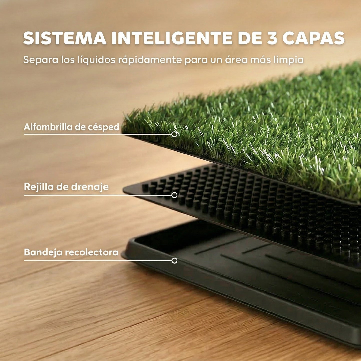 Pawhut Inodoro Para Perros Con Césped Artificial_4