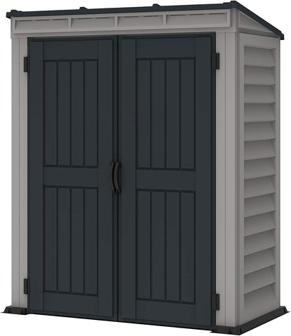 Duramax - Caseta Jardín - Yardmate Pent Plus 5x3 - Pvc - Gris Claro Y Oscuro_3