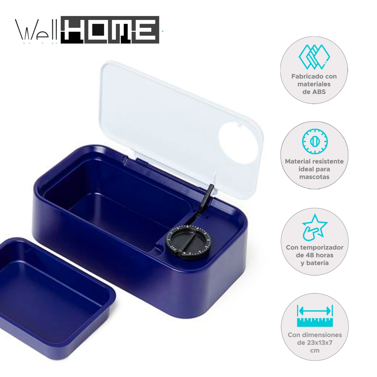 Comedor Para Mascotas Con Temporizador 48h - Well Home