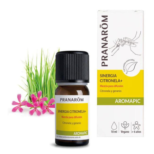 Sinergia citronela + difusión BIO Pranarôm 10 ml