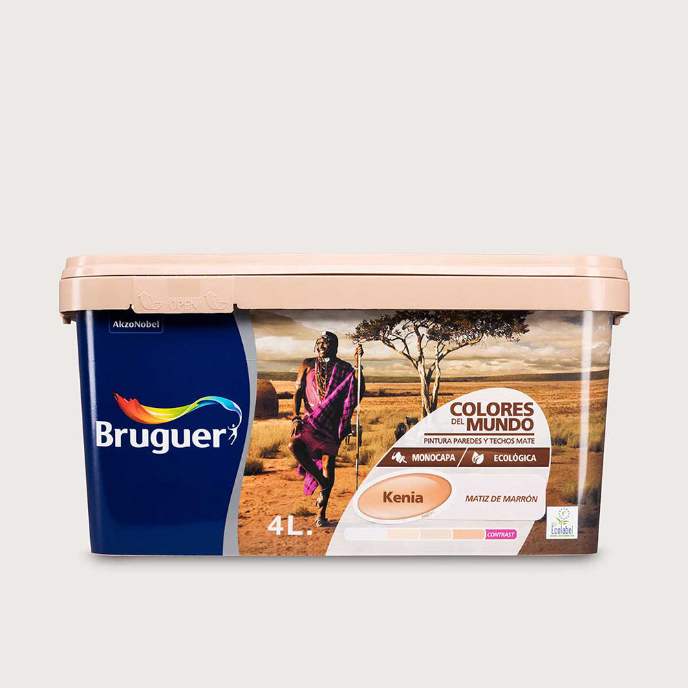 Pintura Plástica cdm - 4 L - Kenia - Matiz De Marrón_0